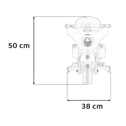 Vozidlo Chopper INDIAN Bílý