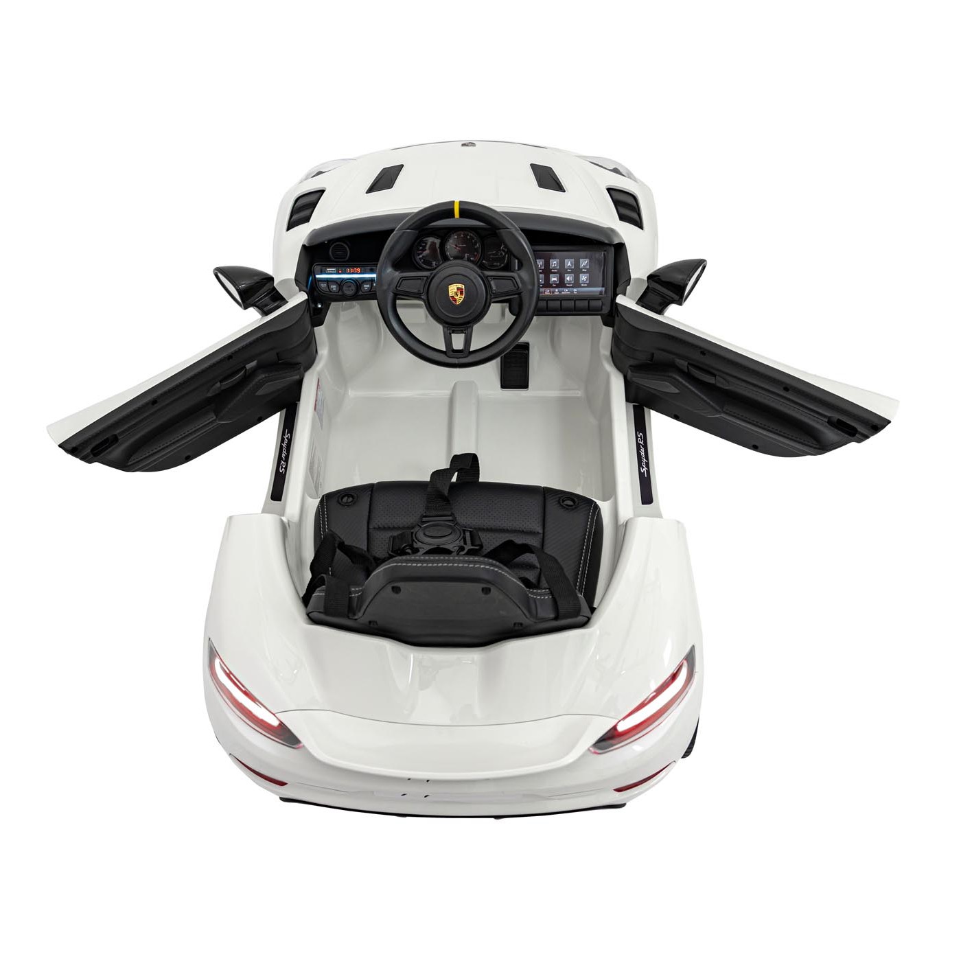 Porsche Spyder RS 718 bílé vozidlo