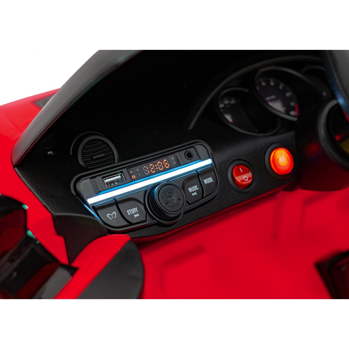 Vozidlo Porsche Spyder RS 718 Red