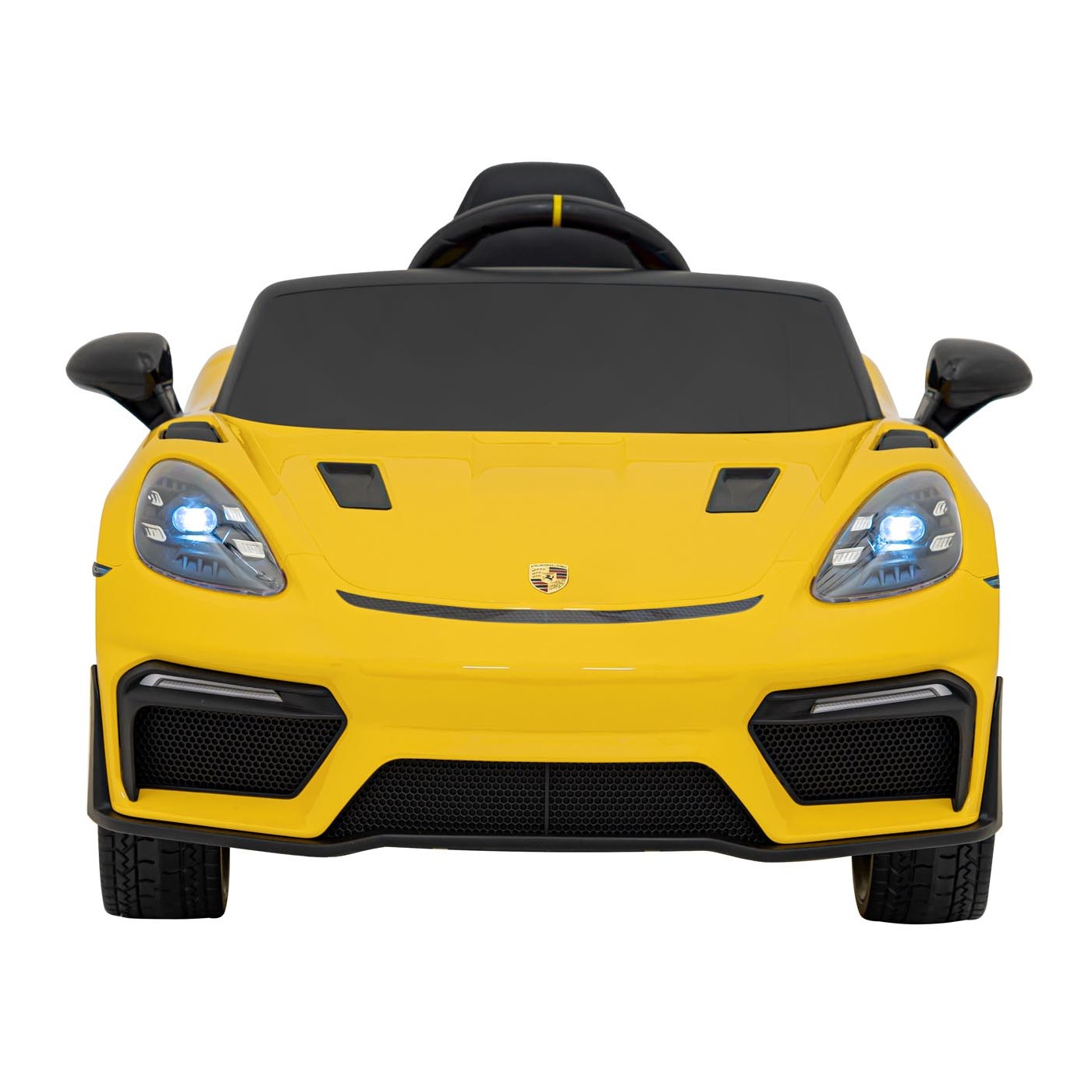 Porsche Spyder RS 718 žluté vozidlo