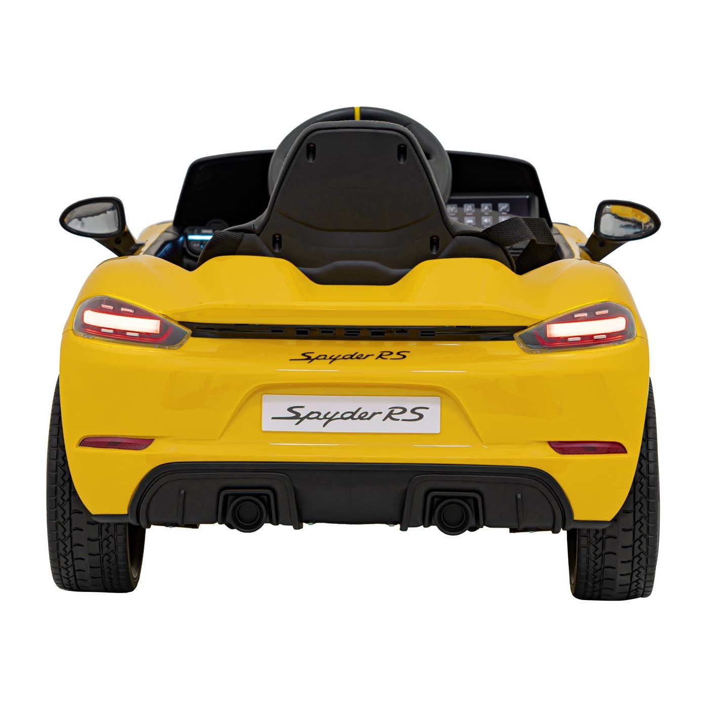 Porsche Spyder RS 718 žluté vozidlo