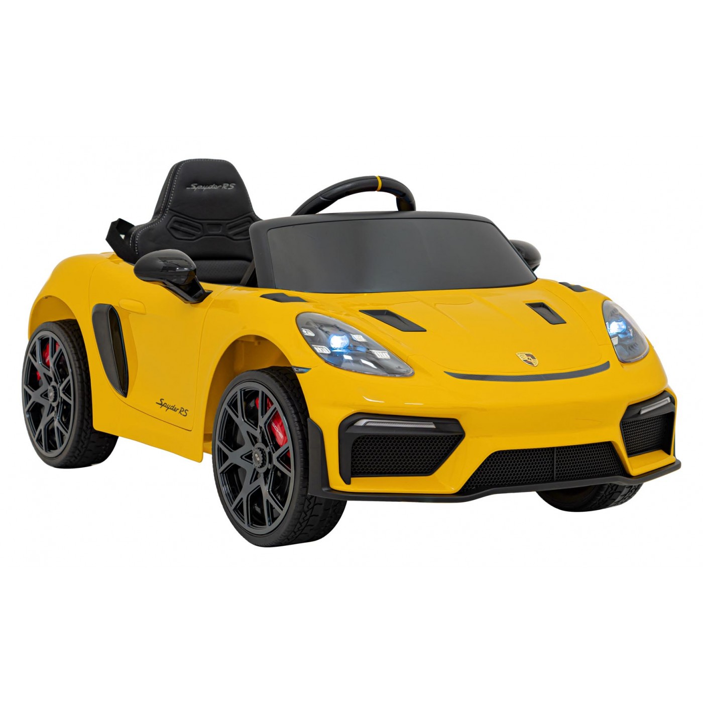 Vozidlo Porsche Spyder RS 718, žlutá barva