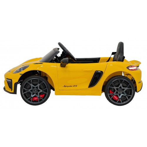 Vozidlo Porsche Spyder RS 718, žlutá barva