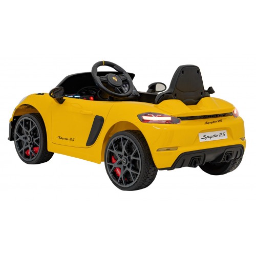 Vozidlo Porsche Spyder RS 718, žlutá barva