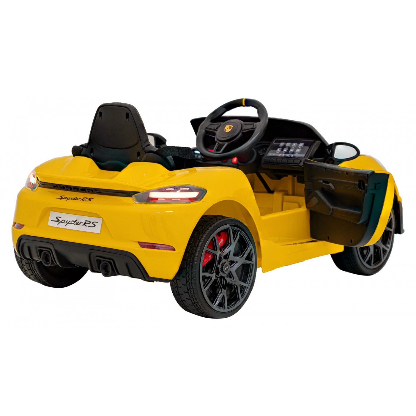 Vozidlo Porsche Spyder RS 718, žlutá barva