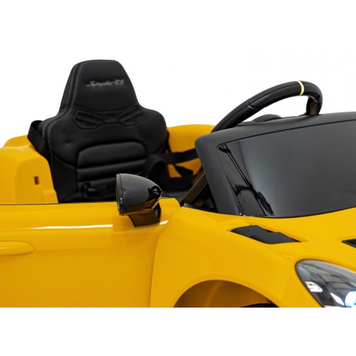 Vozidlo Porsche Spyder RS 718, žlutá barva