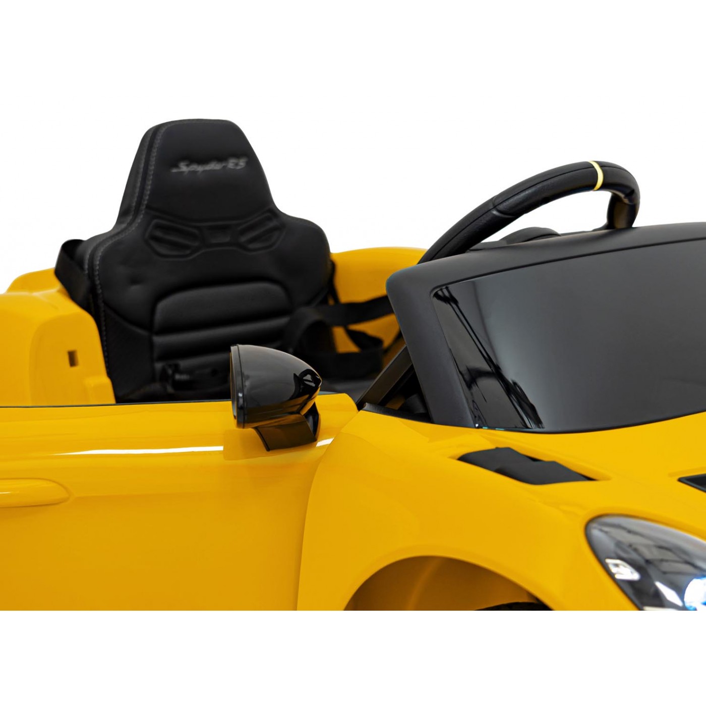 Vozidlo Porsche Spyder RS 718, žlutá barva