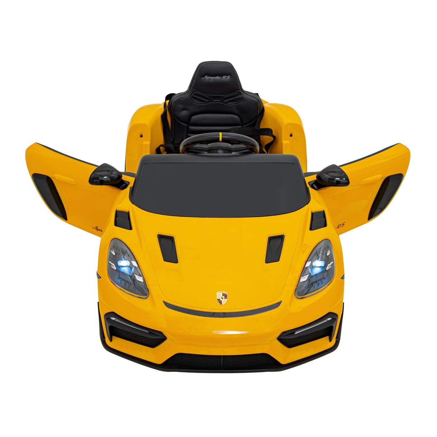 Vozidlo Porsche Spyder RS 718, žlutá barva