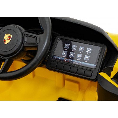 Vozidlo Porsche Spyder RS 718, žlutá barva