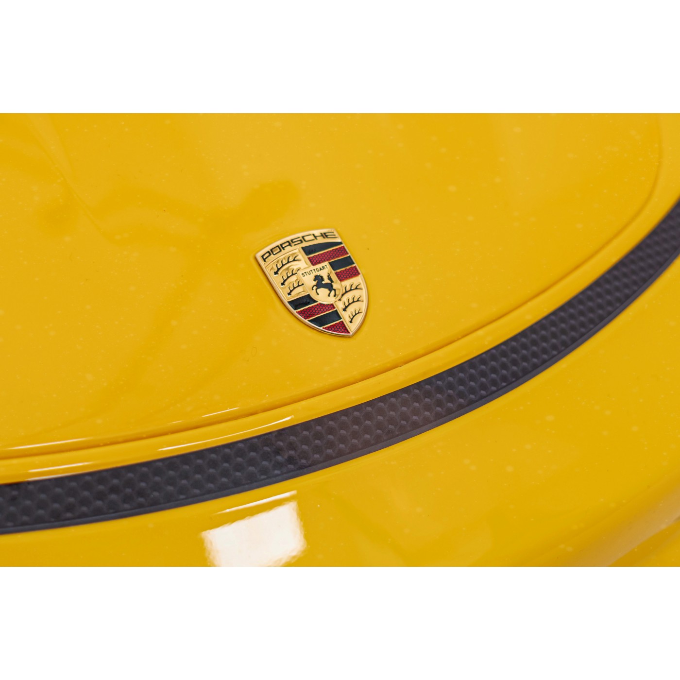 Vozidlo Porsche Spyder RS 718, žlutá barva