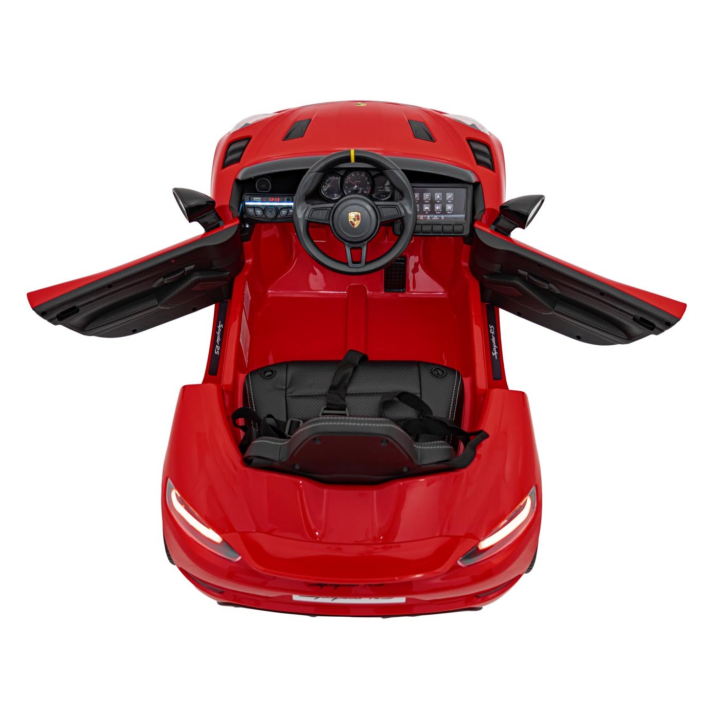 Vozidlo Porsche Spyder RS 718, červený lak