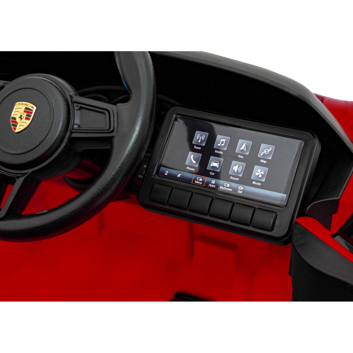 Vozidlo Porsche Spyder RS 718, červený lak