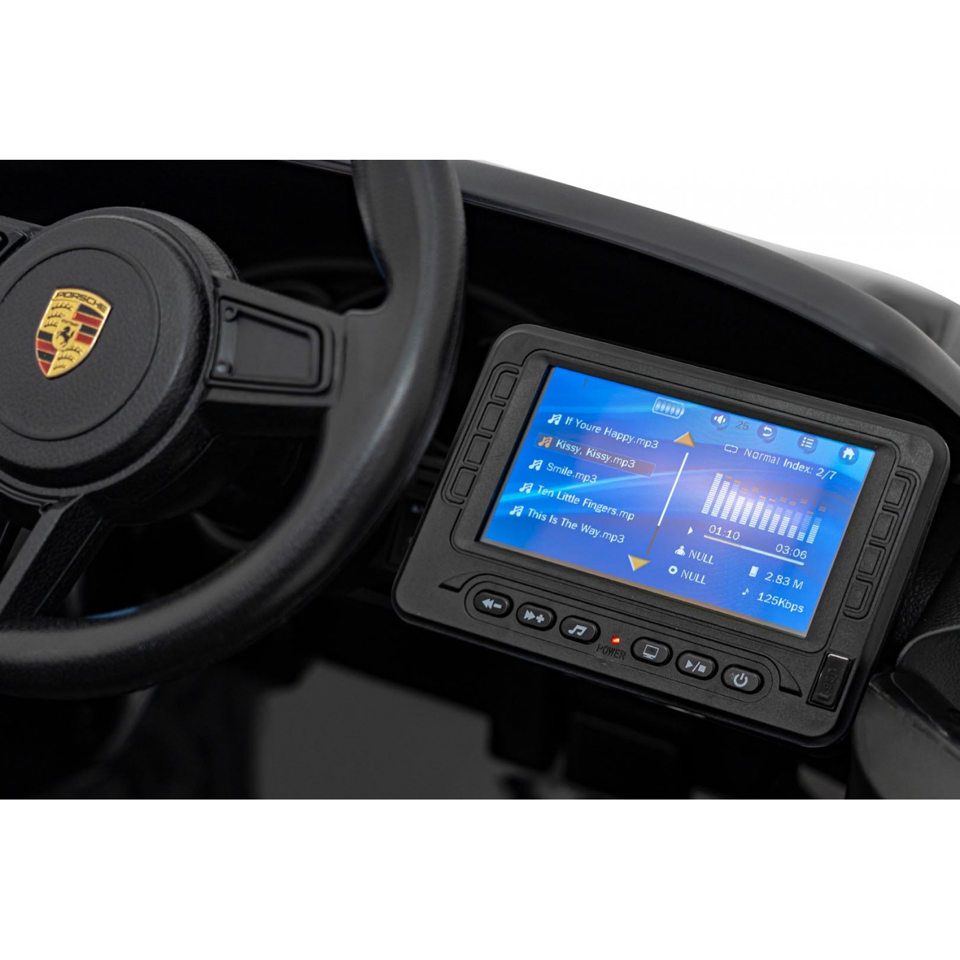 Vozidlo Porsche Spyder RS 718 Black MP4