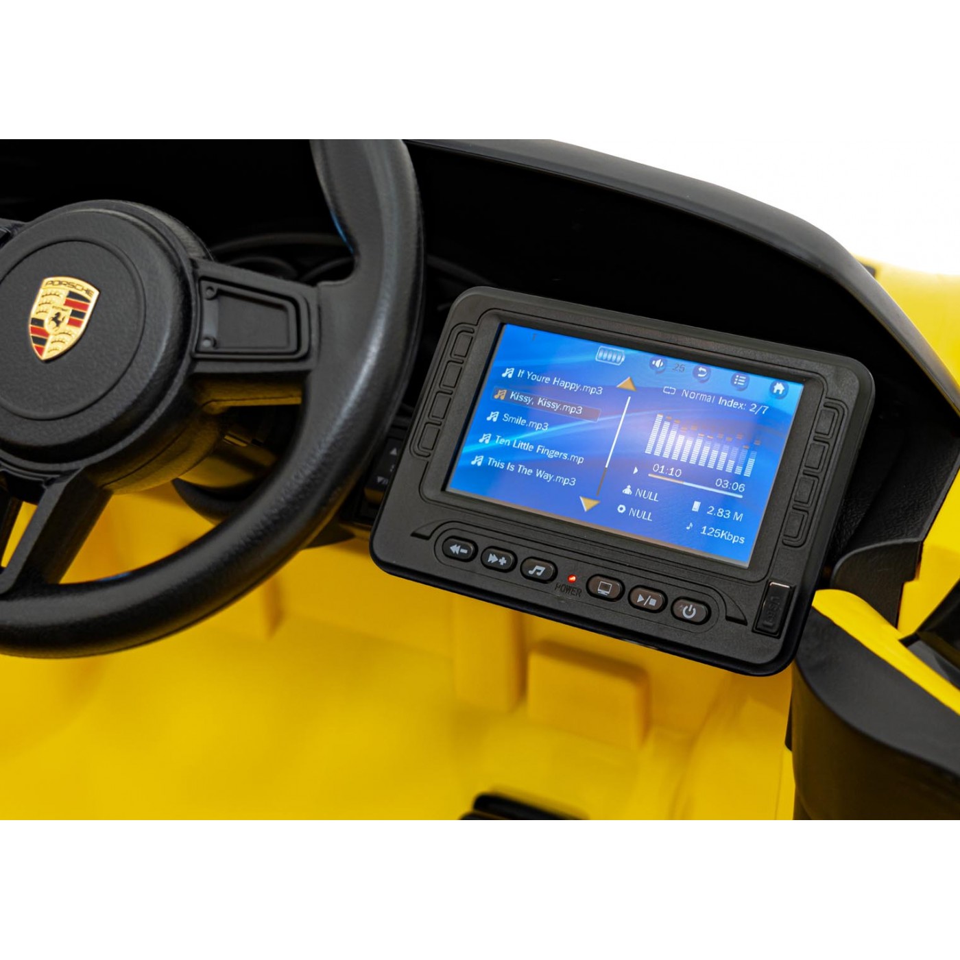 Vozidlo Porsche Spyder RS 718 Yellow MP4