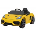 Porsche Spyder RS 718 žluté vozidlo