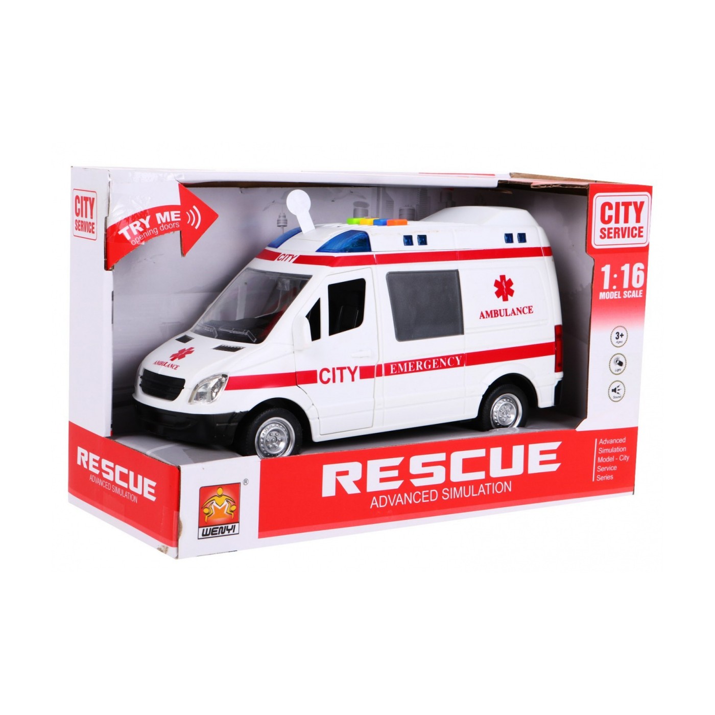Sanitka Ambulance 1 16 Světla Zvuky