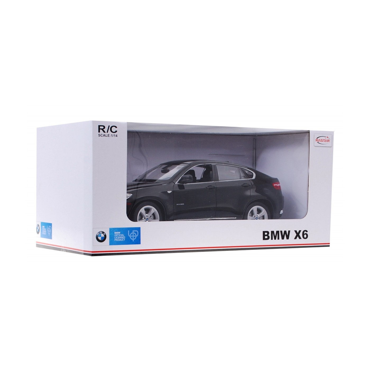 BMW X6 černý RASTAR model 1:14 Dálkové ovládání Auto SUV + 2,4 GHz dálkové ovládání