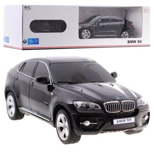 BMW X6 černý RASTAR model 1:24 Dálkové ovládání Auto SUV + dálkové ovládání
