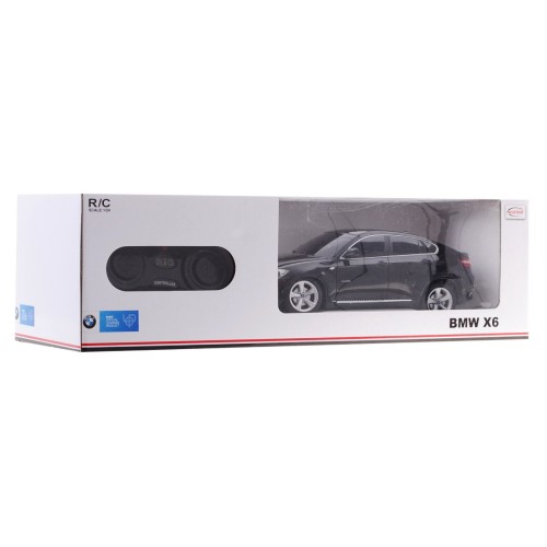 BMW X6 černý RASTAR model 1:24 Dálkové ovládání Auto SUV + dálkové ovládání