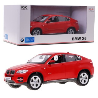 BMW X6 červený RASTAR model 1:14 Dálkové ovládání Auto SUV + 2,4 GHz dálkové ovládání