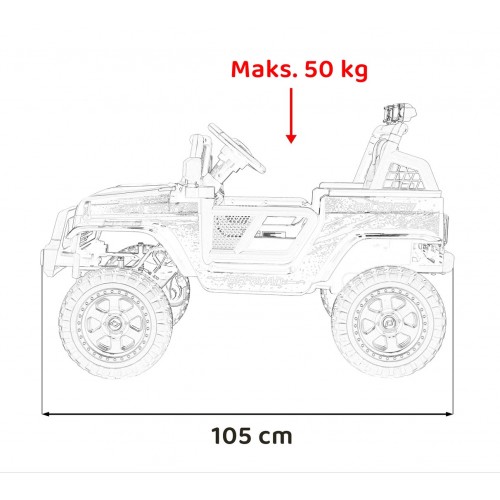 Vozidlo OFF ROAD 4x4 SPORT Modrá