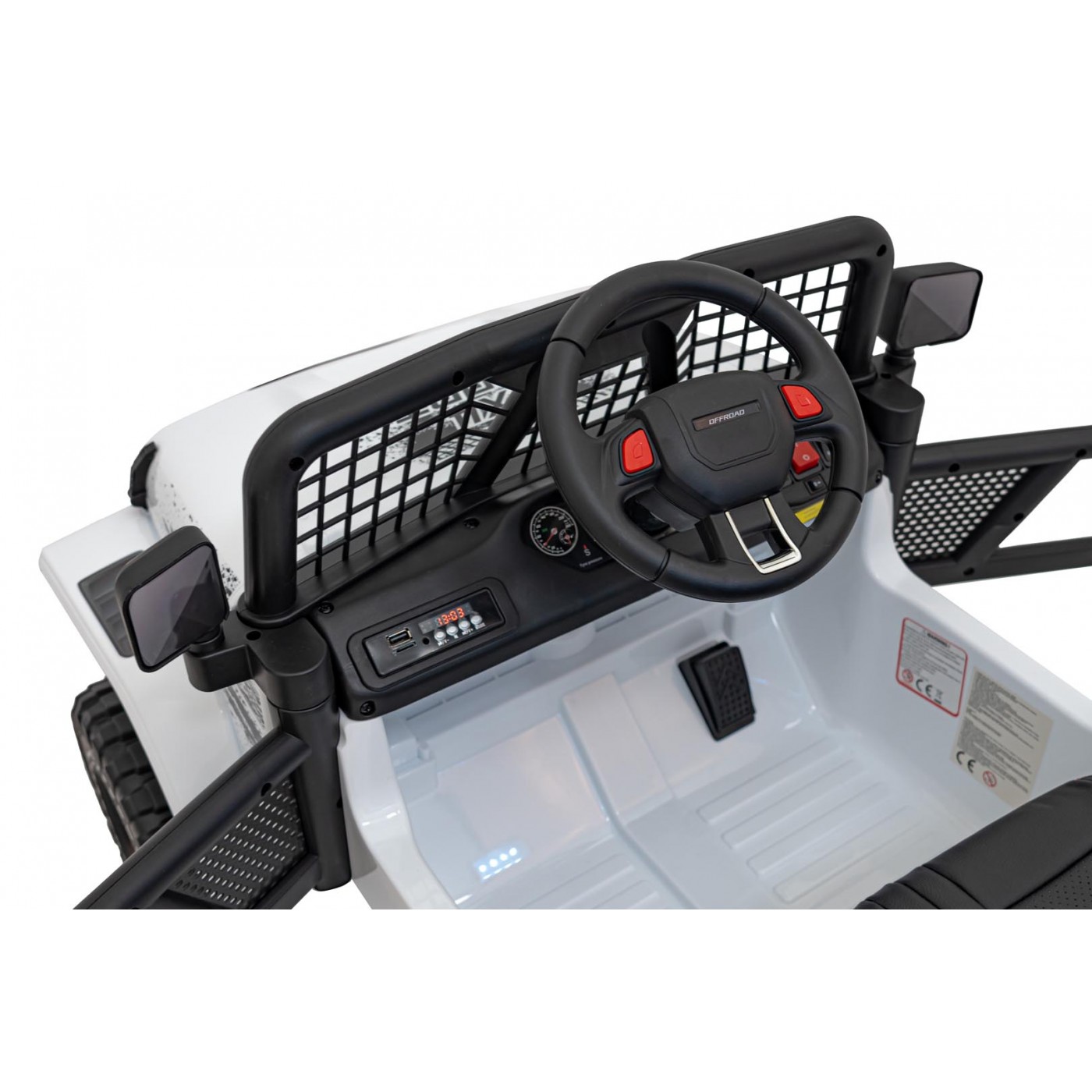 Vozidlo OFF ROAD 4x4 SPORT Bílý