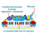 Keybord 2 Oktávy modrá