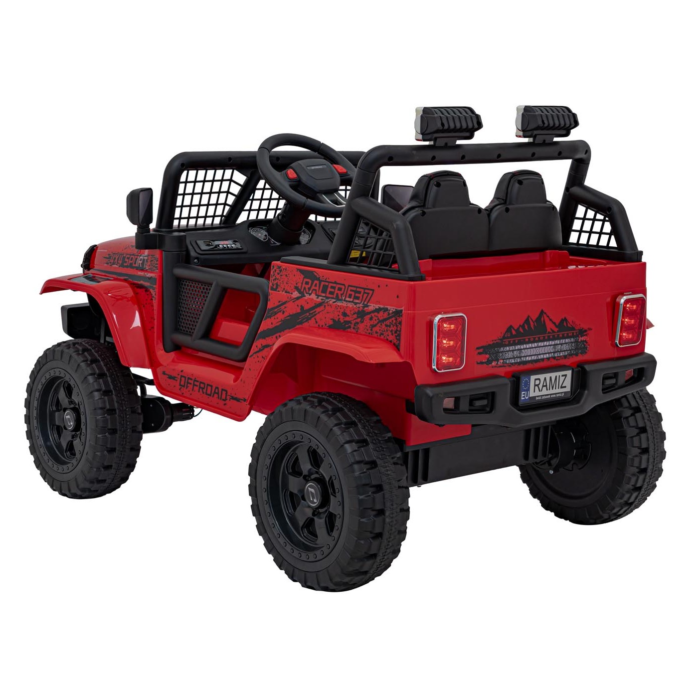Vozidlo OFF ROAD 4x4 SPORT Červené