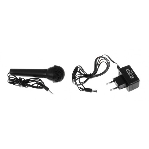 Bílý keybord pro děti 5+ mikrofon nahrávání stereo reproduktory - model č. 008
