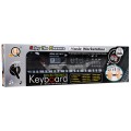 Keybord s výukovou funkcí pro děti 5+ mikrofon + nahrávací rádio - model č. 012