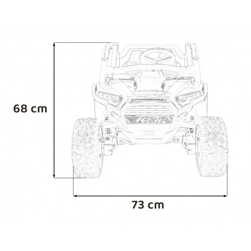 Vozidlo Buggy 4x4 KCK Bílý