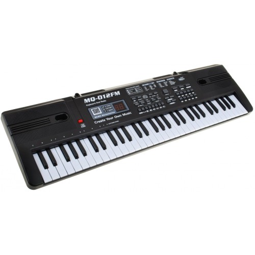 Keybord s výukovou funkcí pro děti 5+ mikrofon + nahrávací rádio - model č. 012