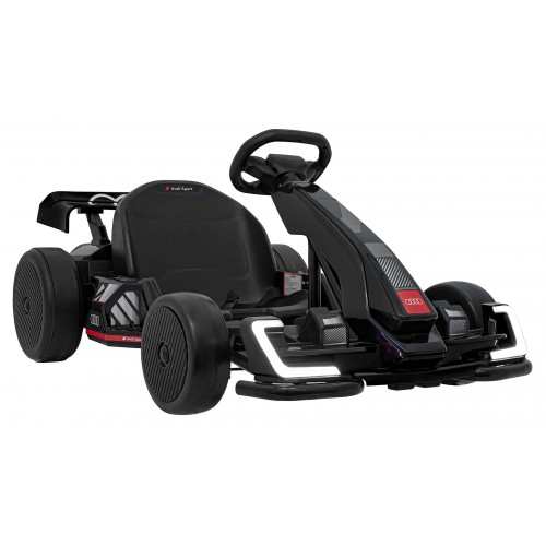 Go-kart Audi s driftovací funkcí černý