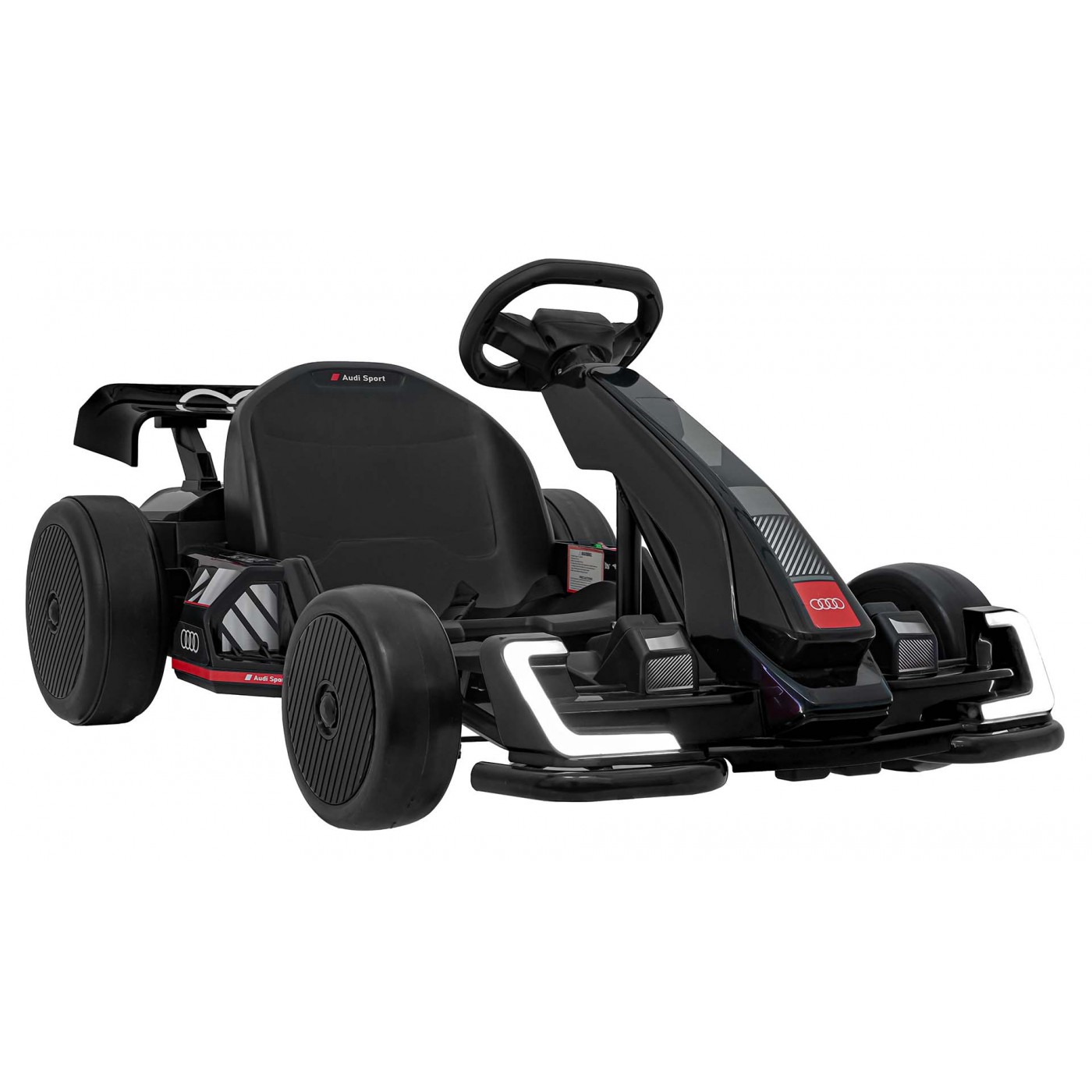Go-kart Audi s driftovací funkcí černý