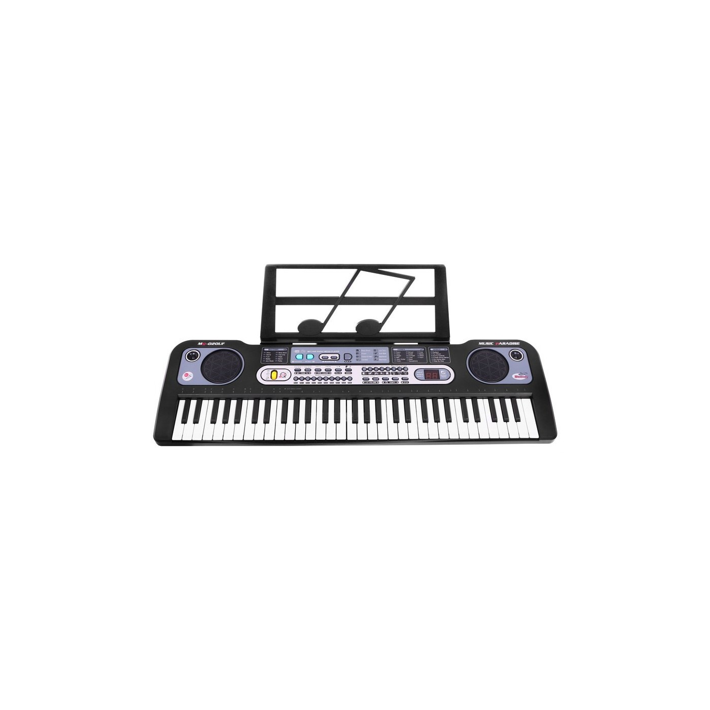 Keybord  pro děti 5+ Hudební stojan Mikrofon + Nahrávání USB MP3 Rádio - Model č. 020