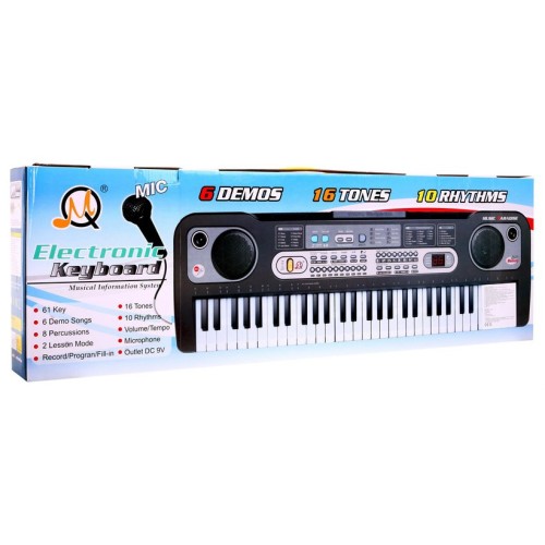Keybord  pro děti 5+ Hudební stojan Mikrofon + Nahrávání USB MP3 Rádio - Model č. 020