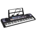 Keybord  pro děti 5+ Hudební stojan Mikrofon + Nahrávání USB MP3 Rádio - Model č. 020