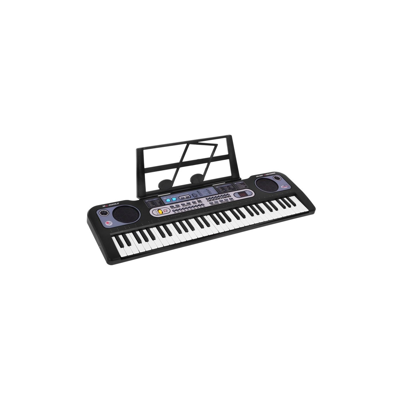 Keybord  pro děti 5+ Hudební stojan Mikrofon + Nahrávání USB MP3 Rádio - Model č. 020