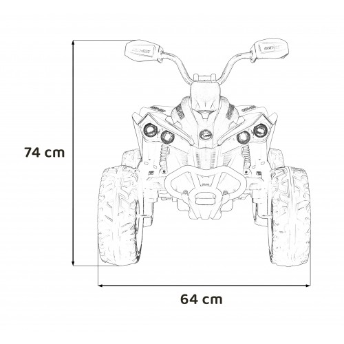 copy of Čtyřkolka Maverick ATV bílý