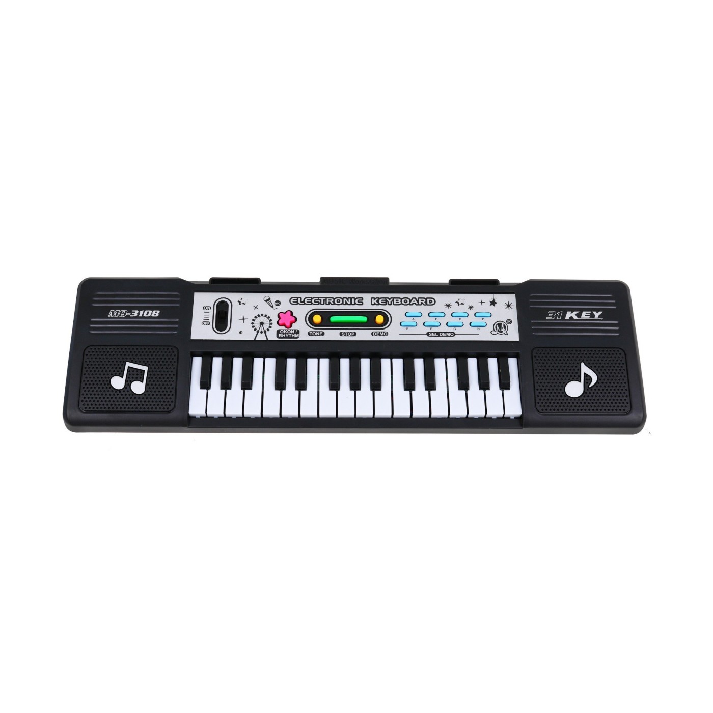 31klávesový dětský keybord 5+ mikrofon + režim lekce - model # 3108