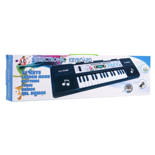 31klávesový dětský keybord 5+ mikrofon + režim lekce - model # 3108