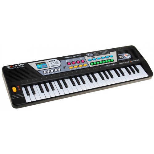 49-lávesový dětský keybord pro děti 5+ mikrofon + nahrávání - model # 4919