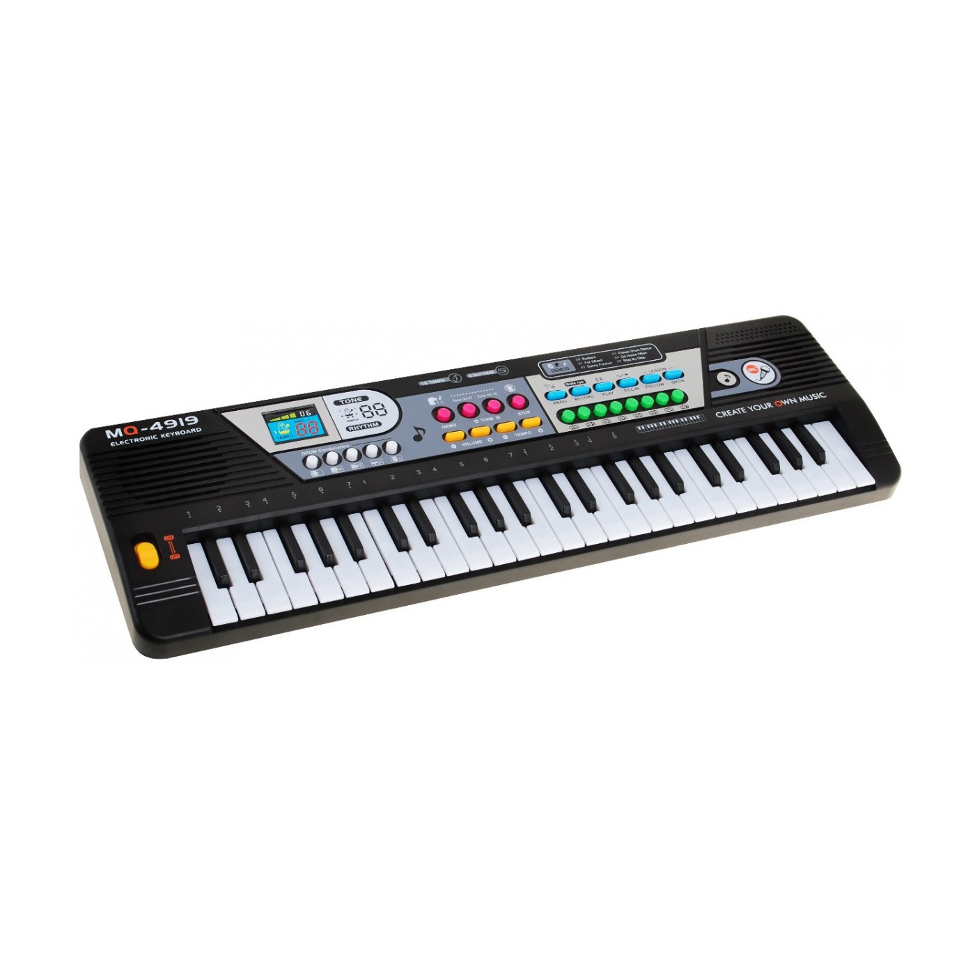 49-lávesový dětský keybord pro děti 5+ mikrofon + nahrávání - model # 4919