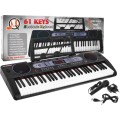 Multifunkční keybord pro děti 5+ hudební sada hudební stojan mikrofon - model č. 602