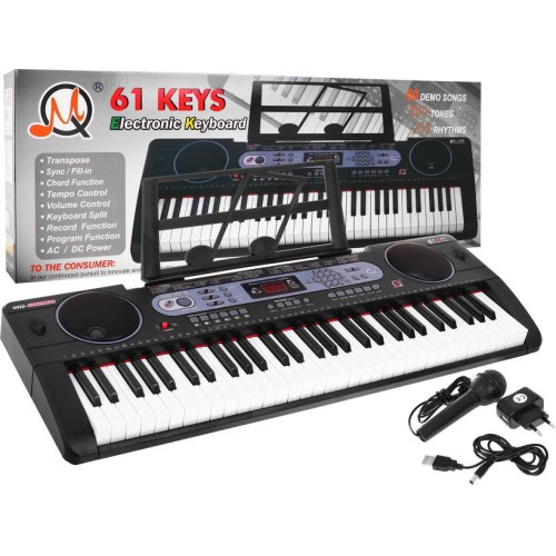 Multifunkční keybord pro děti 5+ hudební sada hudební stojan mikrofon - model č. 602