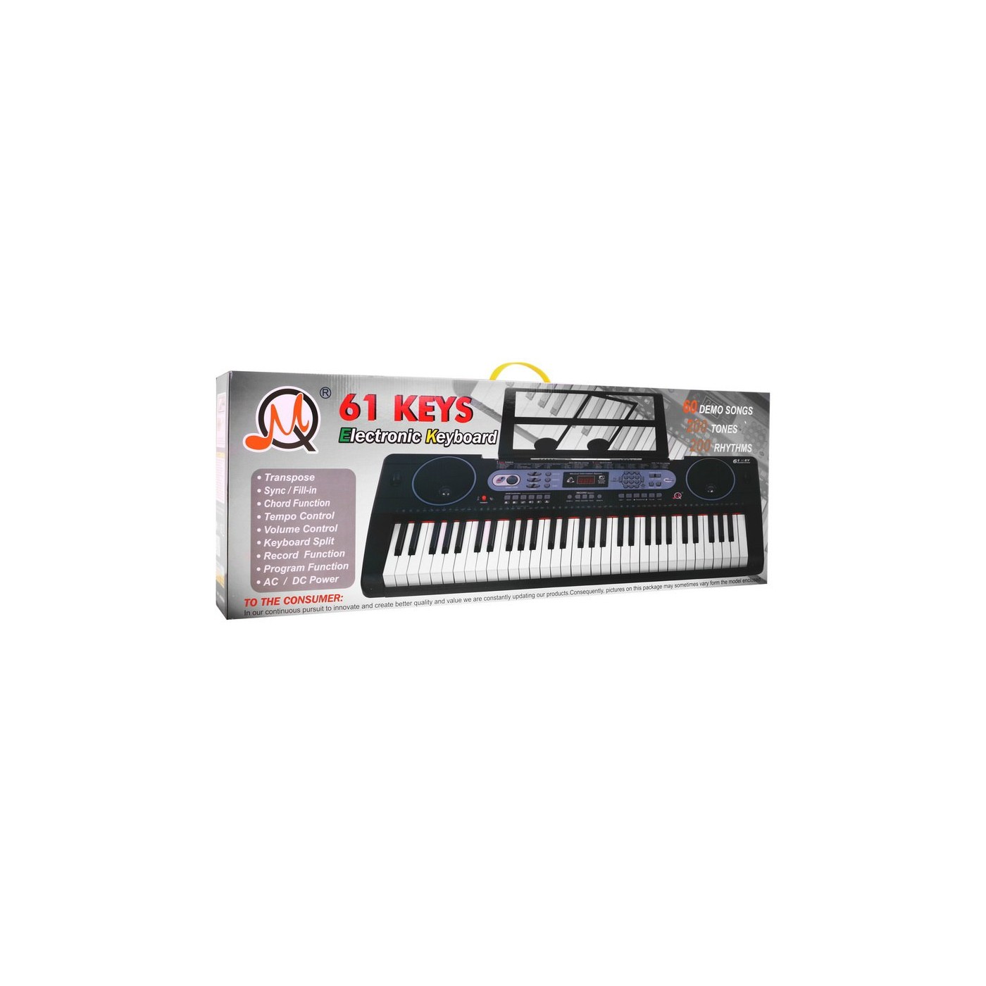 Multifunkční keybord pro děti 5+ hudební sada hudební stojan mikrofon - model č. 602