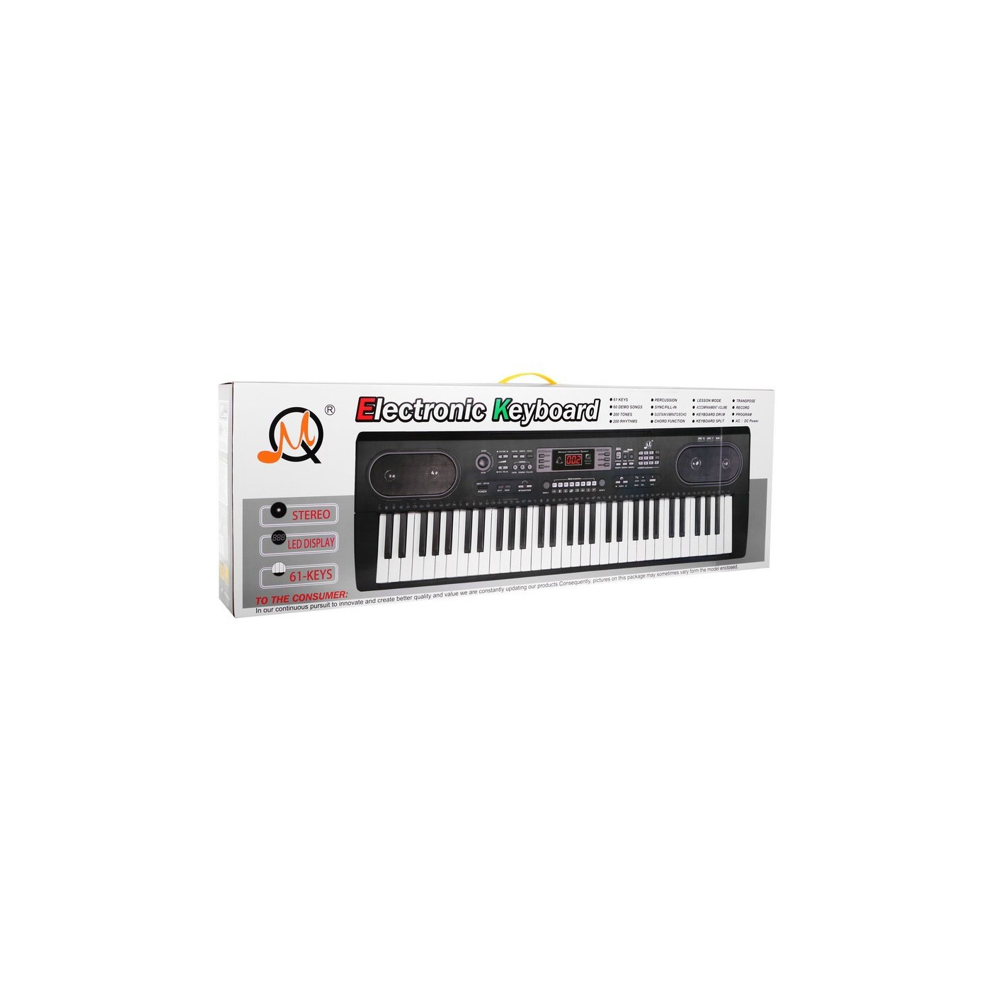Multifunkční keybord pro děti 5+ hudební sada mikrofonní otáčkoměr - model č. 603