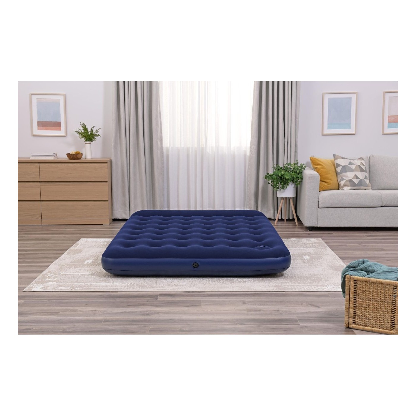 Velurová matrace QUEEN 203/152/28cm BESTWAY