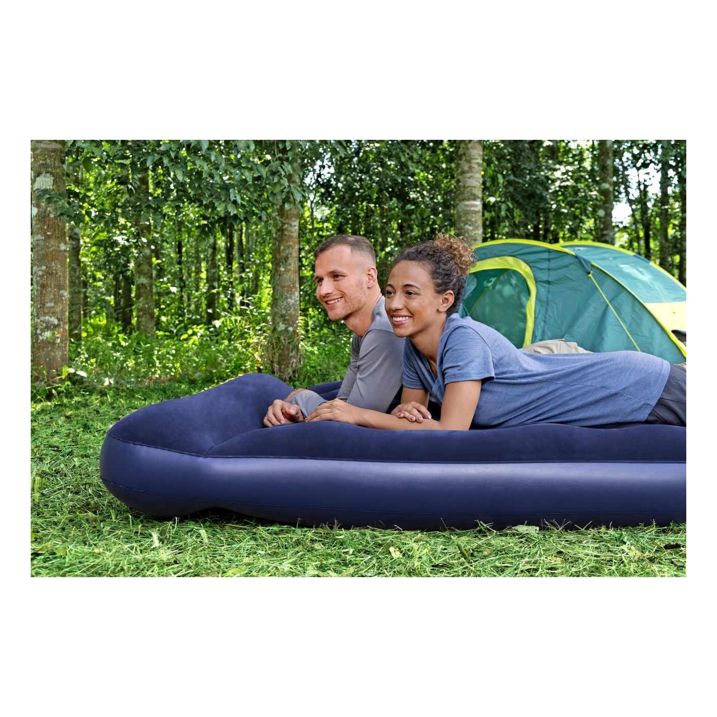 Velurová matrace QUEEN 203/152/28cm BESTWAY