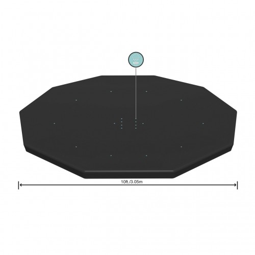 Kryt 305cm pro rámový bazén 305cm/10FT BESTWAY